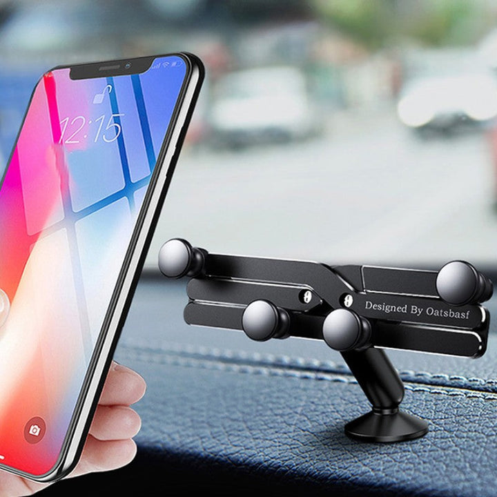 Skanto | Gravity Telefonholder for Bil, med Auto-Klemmende Design, Kompatibel med de Fleste Telefoner