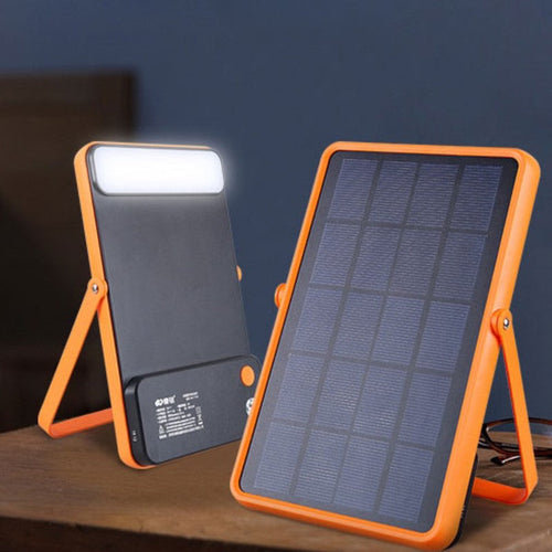 Skanto | Multifunksjonell Sollys, med 3000mAh, 2 Lysmoduser & USB Oppladbar, for Hager, Utendørs, Terrasse, Balkong & Mer