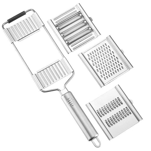 Grater 3-i-1 Rustfritt Stål - for Grønnsaker, Frukt osv. | Skanto