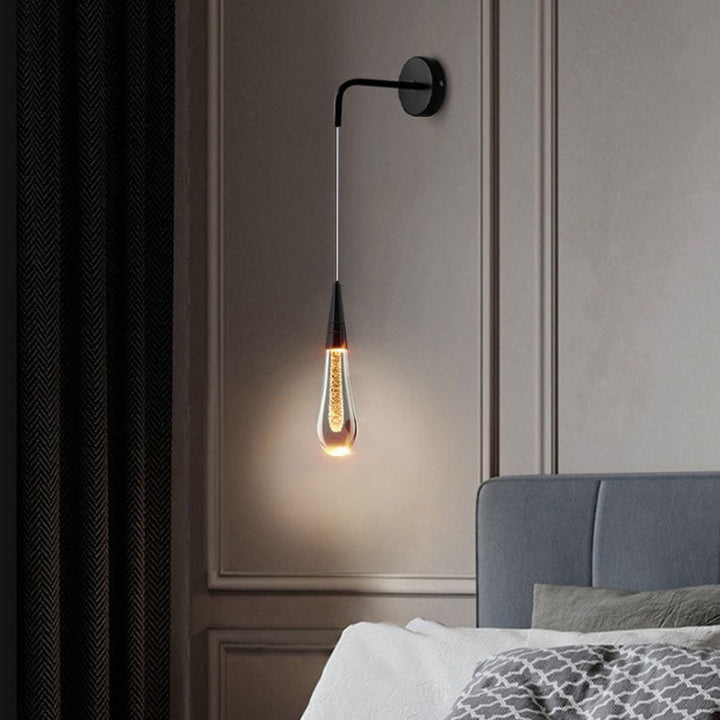 Skanto | LumeTear Luxe LED Vegglampe Dimbar Dråpe Design for Soverom og Stue