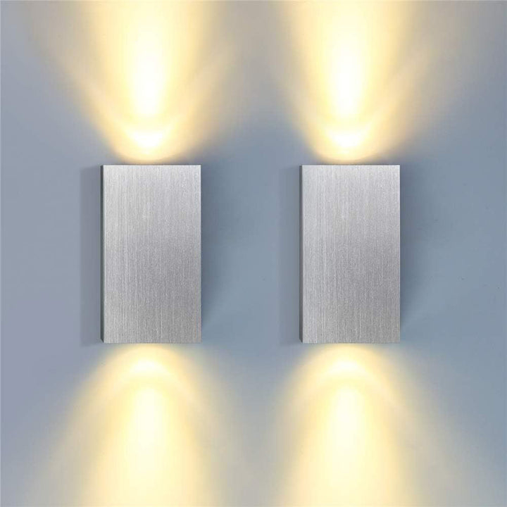 Moderne Enkelhet Vanntett Aluminium Kubisk LED Vegglampe For Utendørs Patio | Skanto