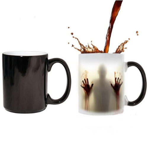 Heat Sensitive Bloody Hands Mug | Skanto