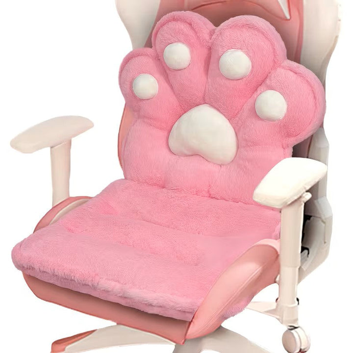 L-formet kattepotepute – kosete og myk | Fluffy sittepute for spillstoler og sofaer