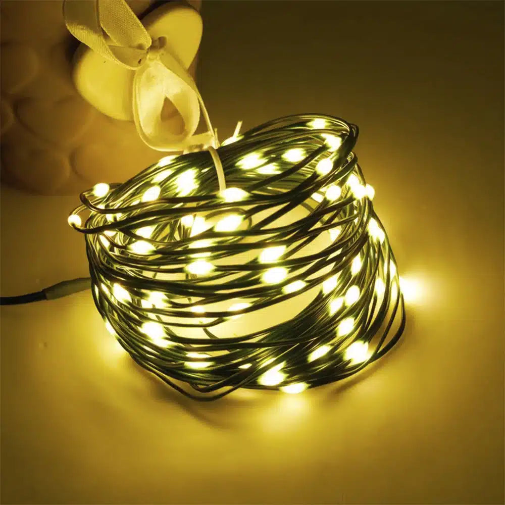 LED lyslenker med fjernkontroll og 8 lysinnstillinger – 30/40/50 meter – | Skanto