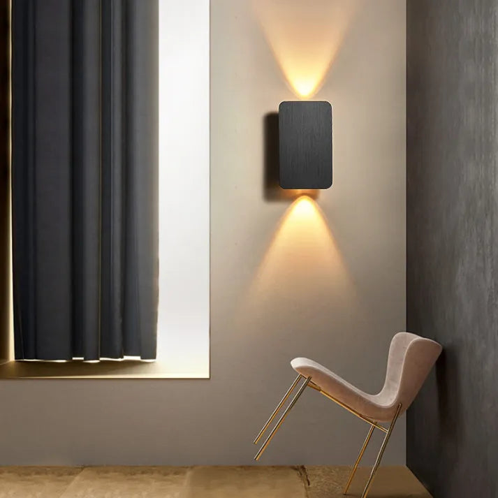 Skanto | Vegglampe Moderne Metall Rektangulær LED Innendørs