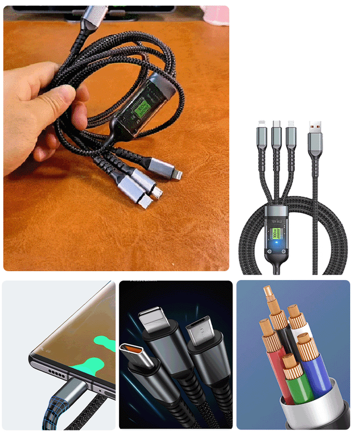 Skanto | Super Rask Lading 3-i-1 Datakabel