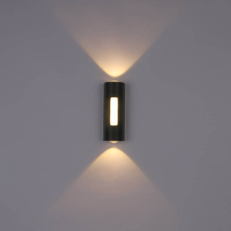 Moderne Minimalistisk Sylinderformet Design LED Utendørs Dekorativ Vegglampe | Skanto