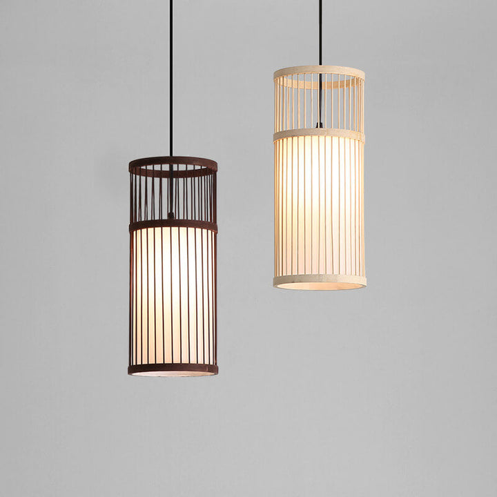 Skanto | Bambora Zen Pendellampe | Håndvevd Bambuslanterne | Japansk Design | Naturlig Eleganse