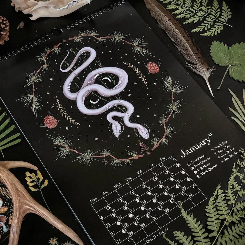 Skanto | 2023 Mørk Skog Månekalender