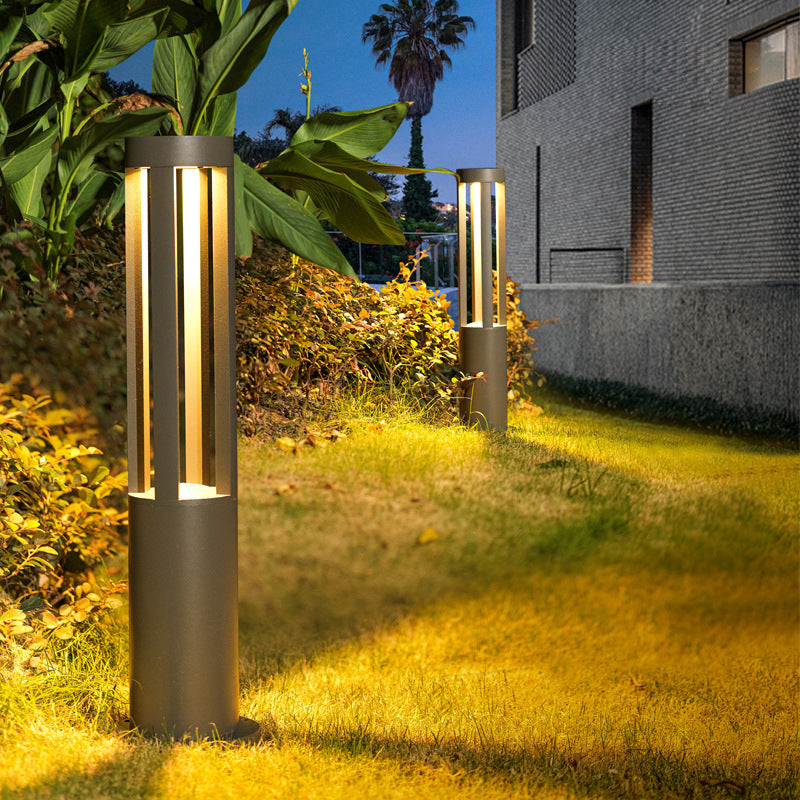 Moderne Minimalistisk Vanntett Sylinder Firkantet Aluminium LED Landskapslys For Hage | Skanto