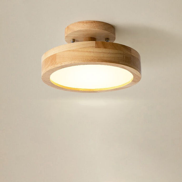 Skanto LED Rund Taklampe | Nordisk Design | Semi-Flush Montering | Økonomisk Innendørs Belysning