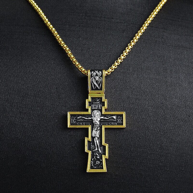 Vintage Cross Necklace Skanto