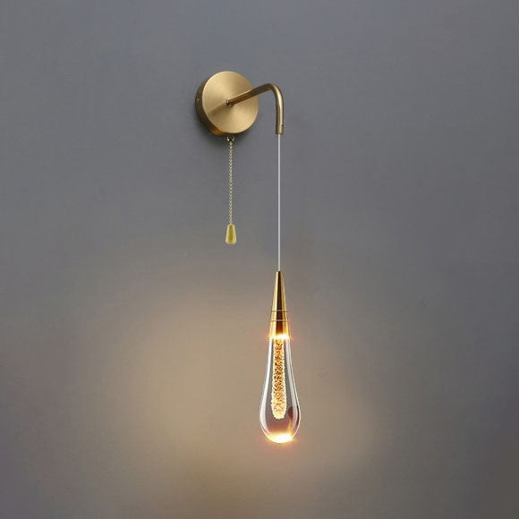 Skanto | LumeTear Luxe LED Vegglampe Dimbar Dråpe Design for Soverom og Stue