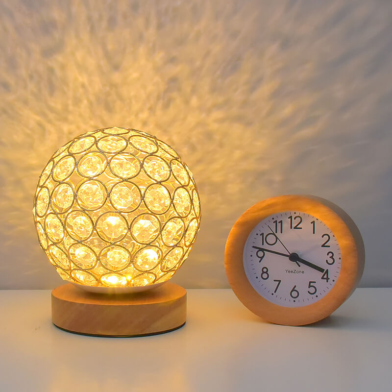 Skanto | Moderne Minimalistisk Rund USB Oppladbar LED Nattlampe Bordlampe