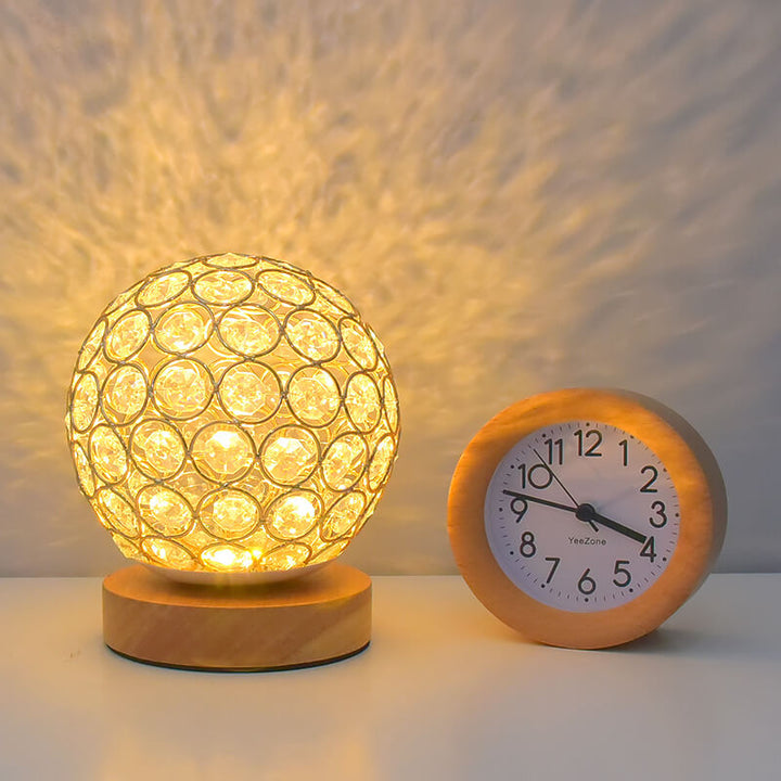 Skanto | Moderne Minimalistisk Rund USB Oppladbar LED Nattlampe Bordlampe
