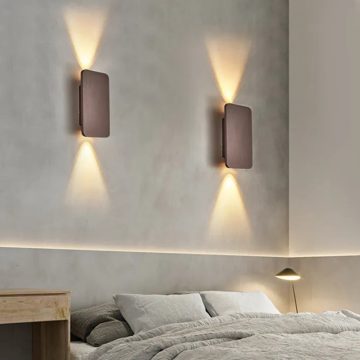 Skanto | Vegglampe Moderne Metall Rektangulær LED Innendørs