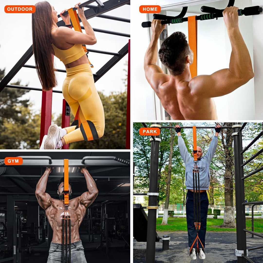 Pull-up assistanseband med dobbelt fot system | Skanto