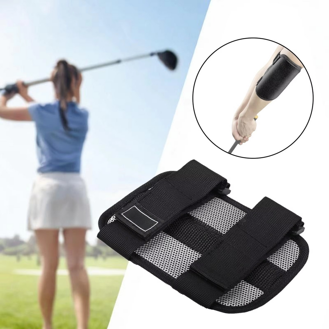 Skanto | Golf Sving Trener Albue Rettstilling Hjelpemiddel for Nybegynnere – Lettvekts Nylon Holdningskorrigeringsverktøy