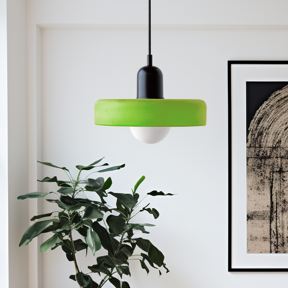 Fargerik Bauhaus-Stil Pendellampe - StiloGlas | Skanto