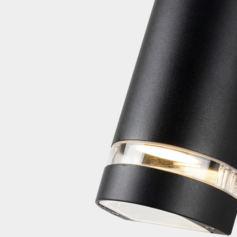 Samtidig industriell vanntett aluminiumsylinder LED opp og ned lyssterk spotlight vegglampe for utendørs terrasse | Skanto