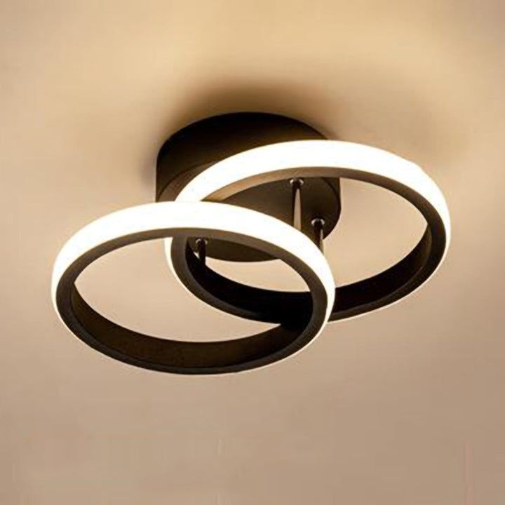 Skanto | Taklampe med LED svart metallramme