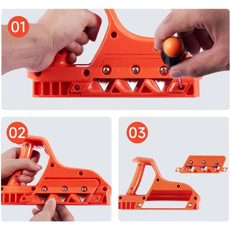 Precisio Faseving - Manuell Kanttrimmer for Gips & Tre (45° & 60°) | Skanto