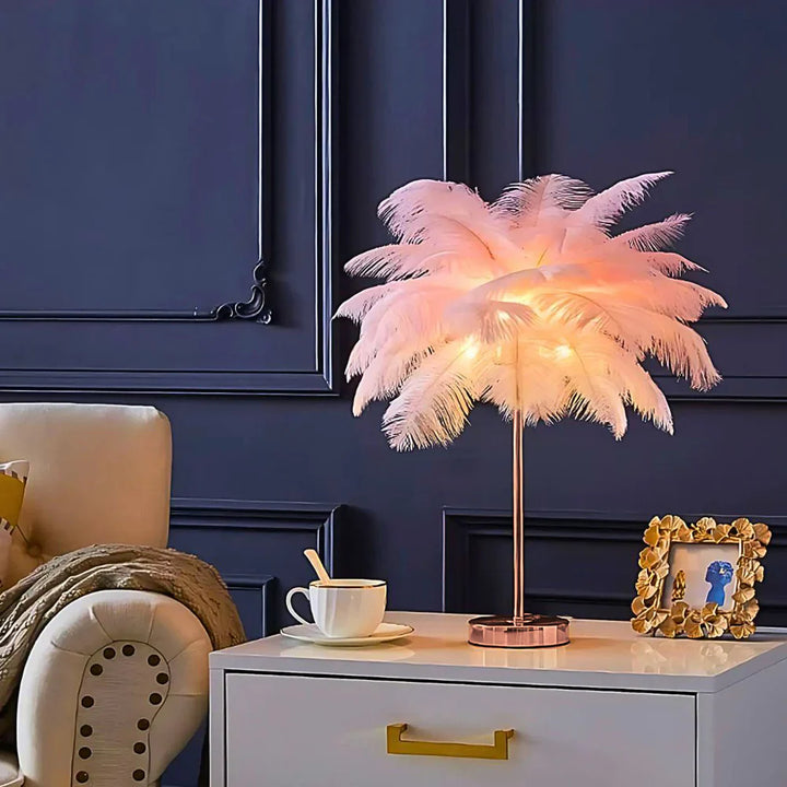Atmosfærisk Fjær Palmetre Lampe - LumaPalm | Skanto