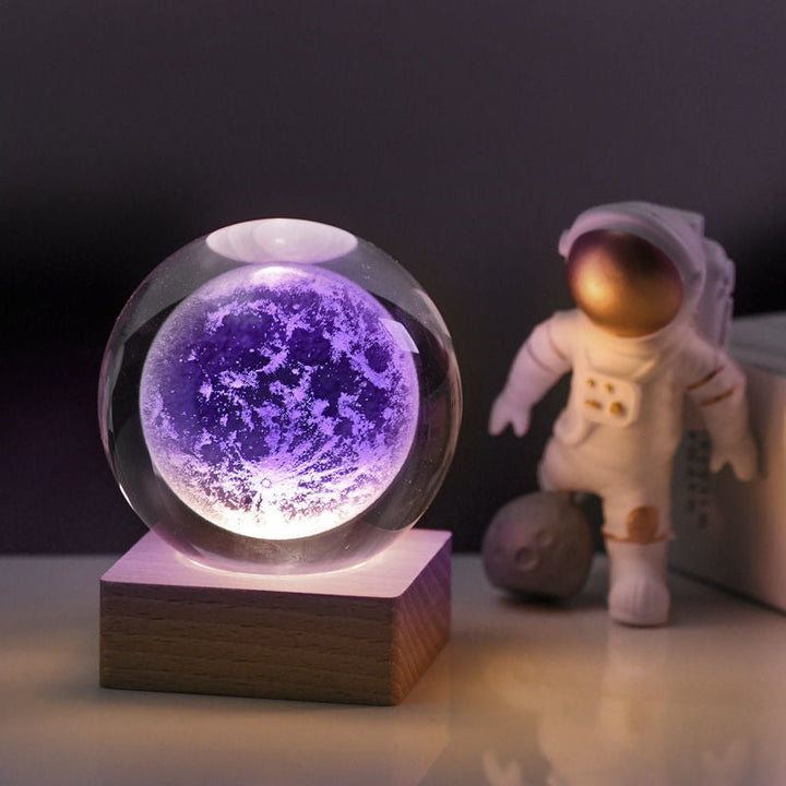 3D Galaxy Crystal Ball Night Light | Skanto