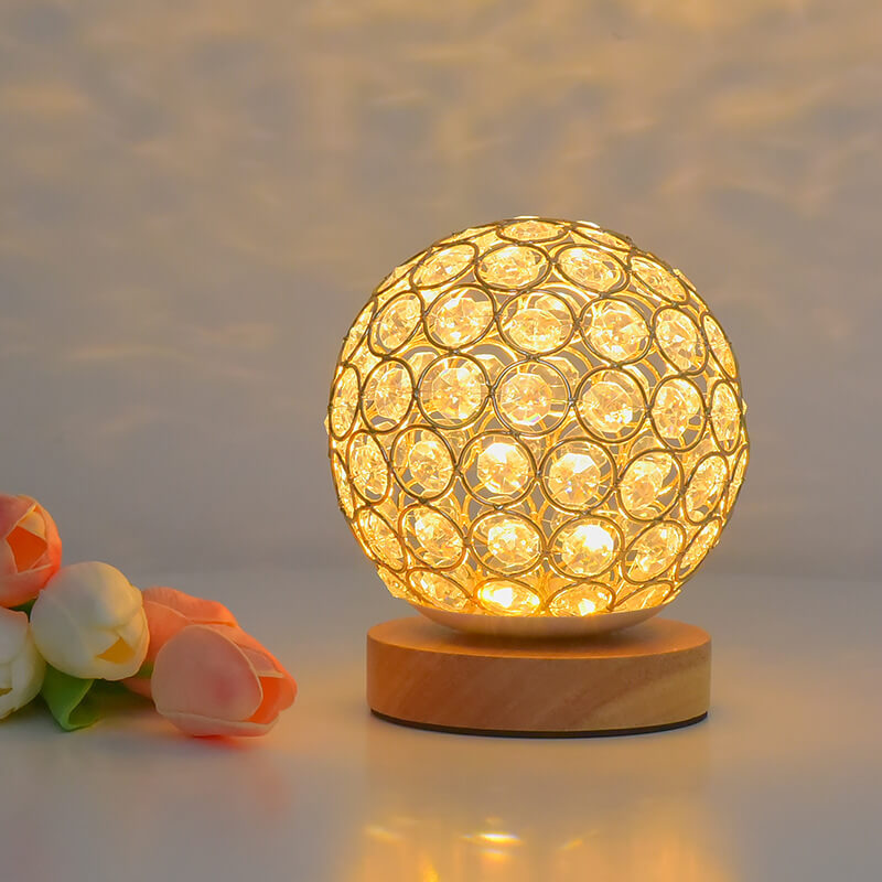 Skanto | Moderne Minimalistisk Rund USB Oppladbar LED Nattlampe Bordlampe
