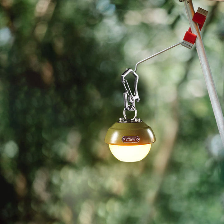 Moderne Kreativ Vannavstøtende Orb Metall PC LED Camping Utendørs Lys For Utendørs Patio | Skanto