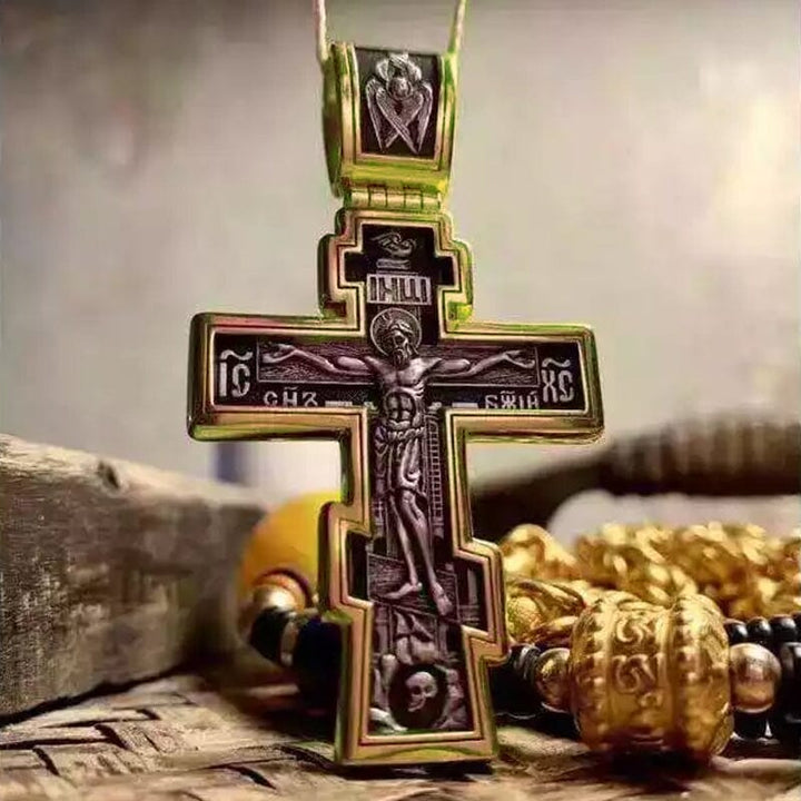 Vintage Cross Necklace Skanto
