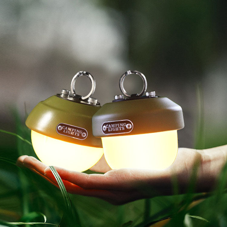 Moderne Kreativ Vannavstøtende Orb Metall PC LED Camping Utendørs Lys For Utendørs Patio | Skanto