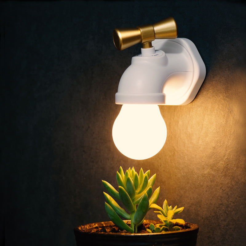 Skanto | Moderne kreativ kran ABS PC USB LED nattlampe vegglampe