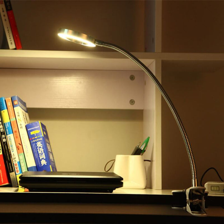Skanto | Kreativ enkel USB bukseknapp LED lese klipp skrivebord lampe