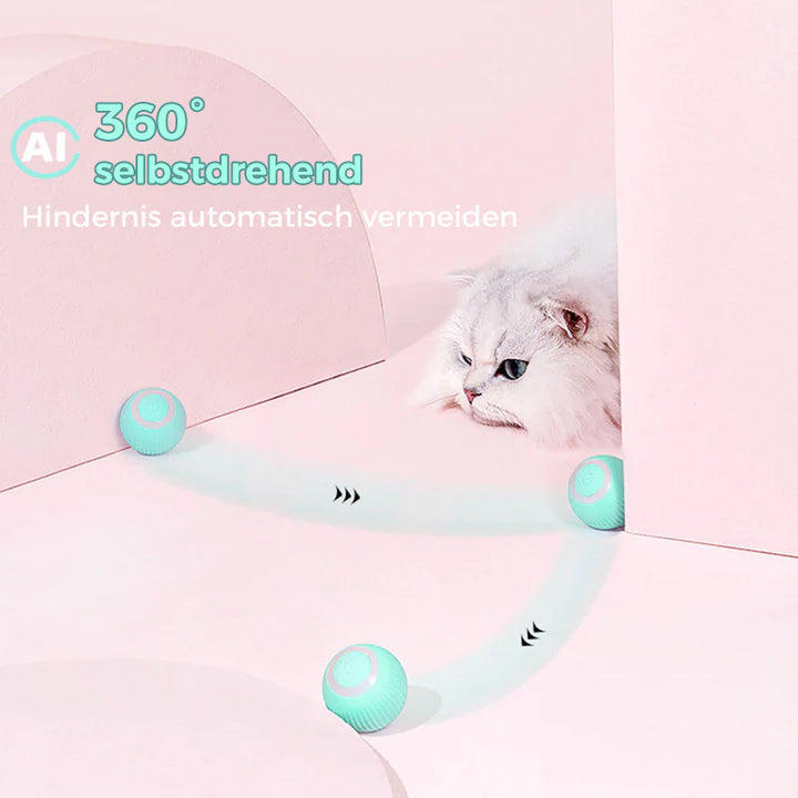 Intelligent Electric Self-Rolling Cat Toy Ball | Skanto