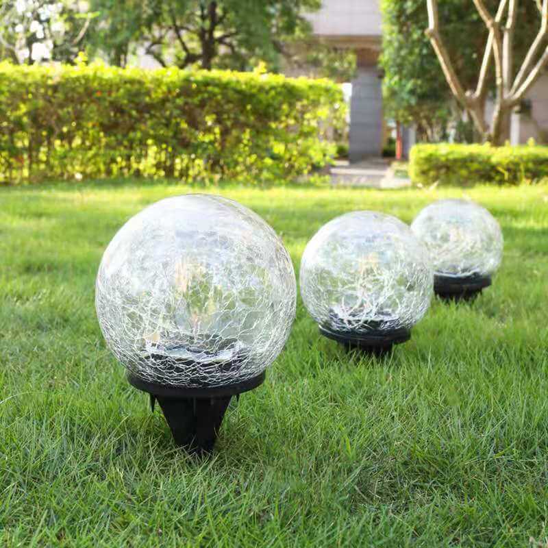 Solar Moderne Minimalistisk Glass Gulv Dekorasjon LED Utendørs Landskapslys | Skanto