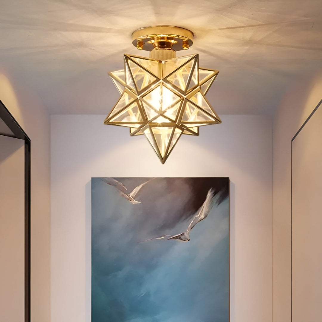 HaloStar Light – Elegant LED-stjernelampe for taket
