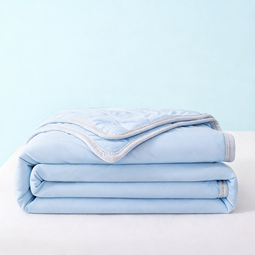 Cooling Ice Silk Summer Blanket – Lightweight, Washable, Soft Quilt for Babies & Adults | Skanto