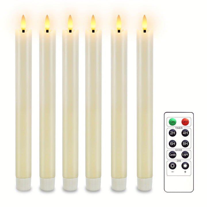 Eebuss Flameless Cone Candles – Realistisk LED Effekt Skanto