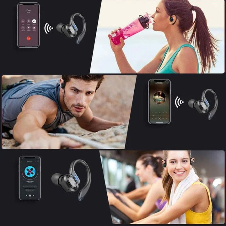 Skanto | Berøringskontroll LED Strømdisplay Sport Hodetelefoner