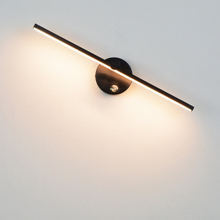 Skanto | Nordisk Minimalist Aluminium Lang Stangbryter LED Speil Vegglampe