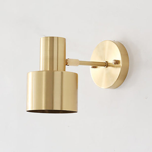 Moderne gullvegglampe – minimalistisk metalldesign for luksuriøse interiør