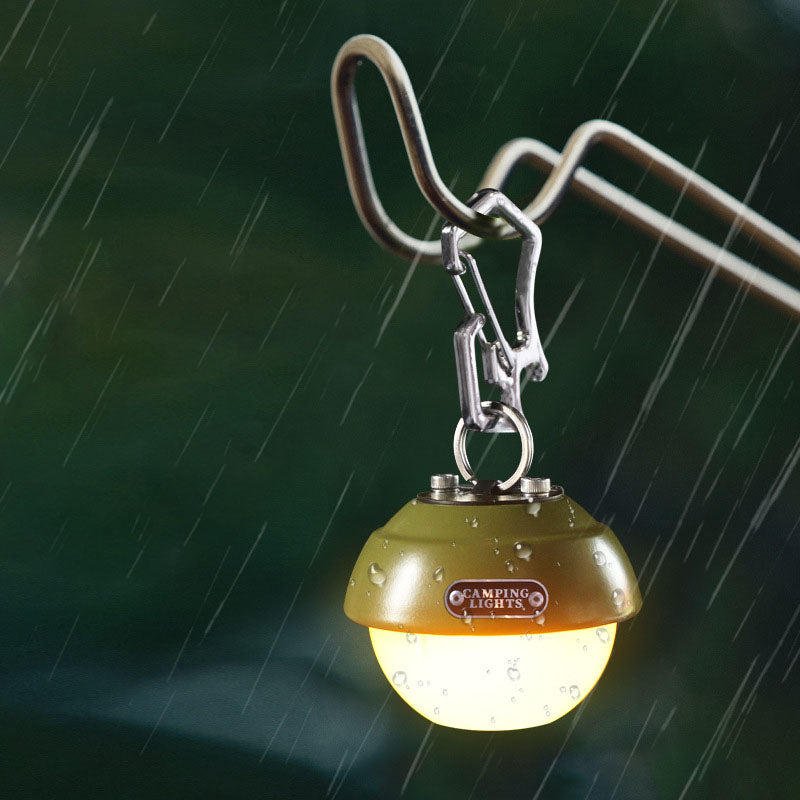 Moderne Kreativ Vannavstøtende Orb Metall PC LED Camping Utendørs Lys For Utendørs Patio | Skanto