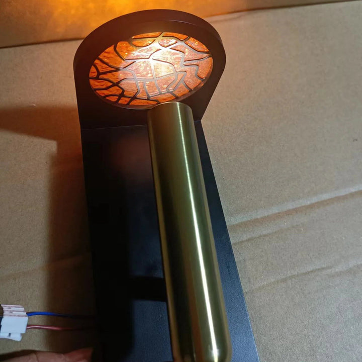 Justerbar nordisk LED-vegglampe med flammeeffekt Skanto