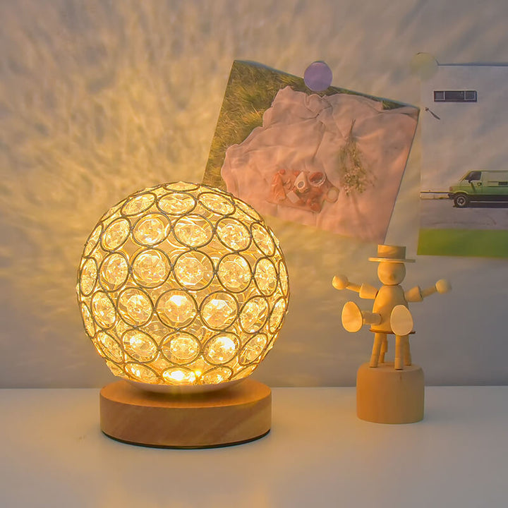Skanto | Moderne Minimalistisk Rund USB Oppladbar LED Nattlampe Bordlampe