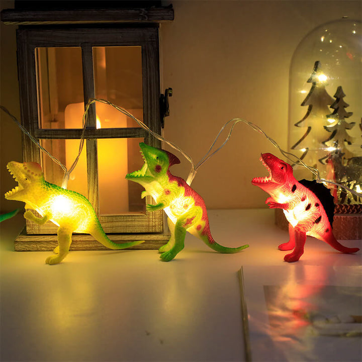 Skanto | Kreativ tegneserie dinosaur dekorasjon LED batteriboks lyskjede