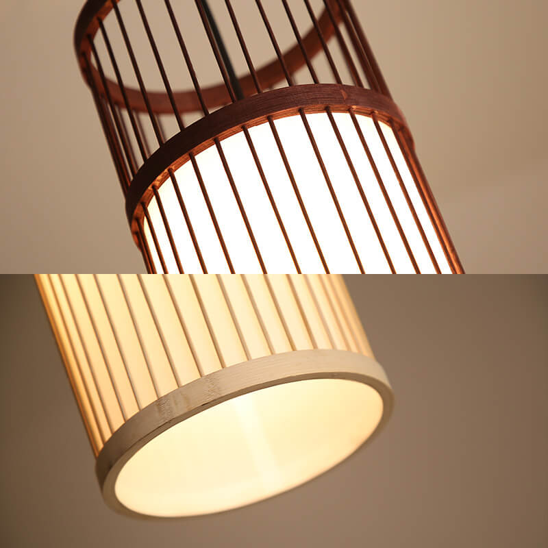 Skanto | Bambora Zen Pendellampe | Håndvevd Bambuslanterne | Japansk Design | Naturlig Eleganse