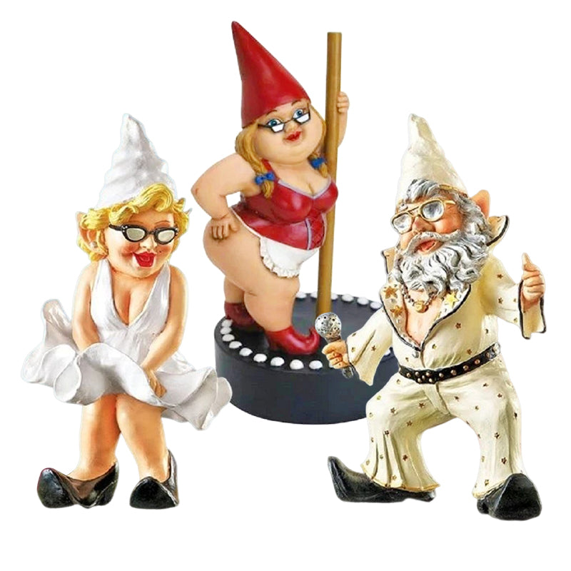 Skanto | Harpiks Gnome Skulptur Dekorasjon