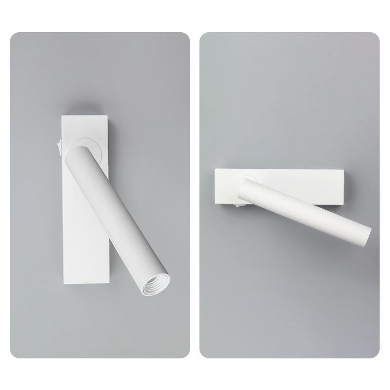 Skanto | LumeFocus Rek rektangulær LED Vegglampe | Justerbar Vinkel | Minimalistisk Design | Leselampe | Varmt Lys