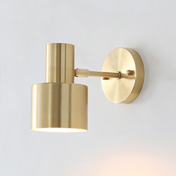Moderne gullvegglampe – minimalistisk metalldesign for luksuriøse interiør